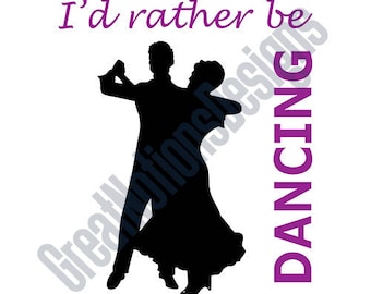 Ballroom Dancing SVG - HTV - Vinyle Cutting Graphic Art
