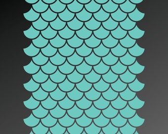 Free Free 89 Vector Mermaid Scales Svg SVG PNG EPS DXF File