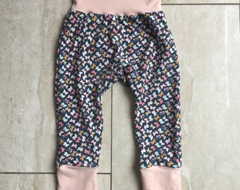 Grow Pants, Pink Girl Grow Pants, Pantalon Evolutif, Baby Pants, Toddler Pants, Maxaloons, Pantalons Bébé, Grow With Me Pants