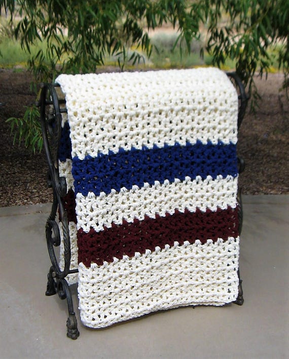 free red white and blue crochet afghan patterns