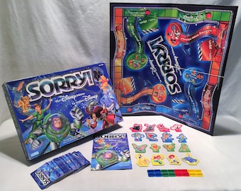 Parker Brothers Sorry Game Disney Great Condition Complete FREE SHIPPING Parker Brothers Sorry Game Disney Great Condition Complete FREE SHIPPING
