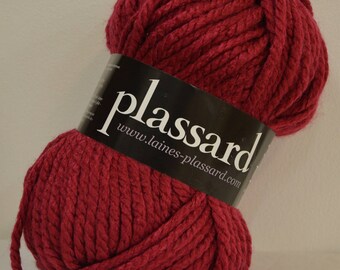 Wool Plassard "Top" Fuchsia color