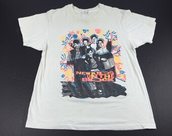 Vintage 1990 New kids on the block t-shirt mens XL fits L NKOTB tour