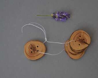 Buttons made of juniper 2.16" or 1.18" - 55 mm 30 mm 55mm 30mm wooden buttons wooden knobs wood natural organic simple rustic plain