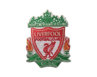 New Liverpool Football Club Logo Embroidery Patch/Badge Iron On Or Sew On