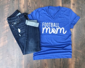 Football Mom shirt - Football Tee - Custom Football tshirt - Football tee - Fall means football - mom shirt - football tshirt - for her