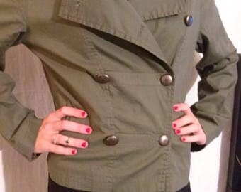 Perfecto jacket double breasted khaki