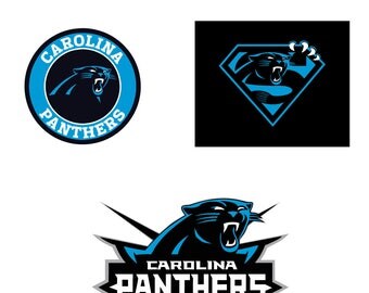 Logo Carolina Panthers in SVG / Eps / Dxf / Jpg files INSTANT DOWNLOAD!