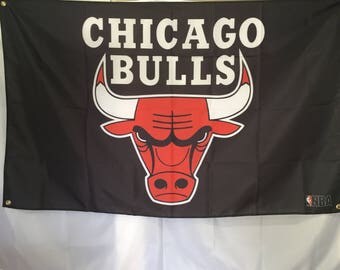 Chicago Bulls Wall Flag