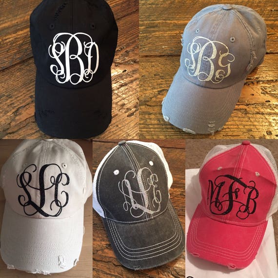 Women's Monogrammed Hat