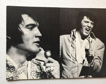 Elvis now 1970 summer festival postcard