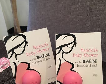 EOS Baby Shower Favors Lip Balm Gift Tags