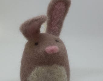 Needle Felted Spring Bunny Hanging Decoration