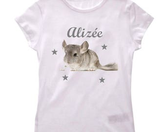 T-shirt Decenniums girl personalized with name