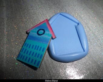 New! Mold for your polymer clay House! :) 4cm by 2cm