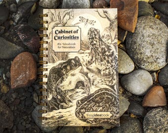 Cabinet of Curiosities Frog IdeaBook -- (5 x 8.5 inches) Side-Bound Notebook