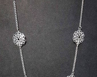 Delicate filigree necklace