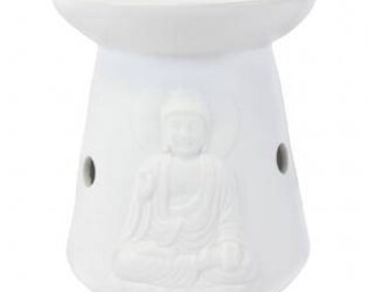 Sitting Buddah Oil Burner. Wax burner, candle wax burner, soy wax melt burner, buddah oil burner.