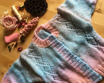 Multi Colour Diamond Knit Cardigan