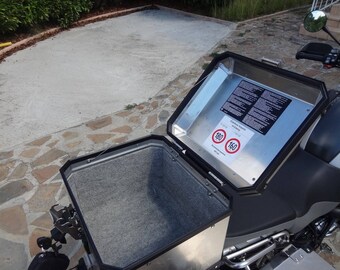 Padding top box aluminum BMW or Givi 1200 GS Adventure 'Air '.