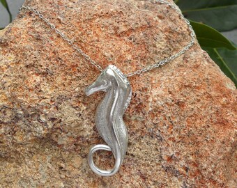 Fine Silver Seahorse