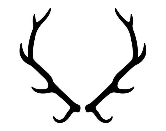 Download antlers / svg / png / dxf / silhouette / cricut / cut files