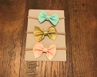 Faux Leather Headband