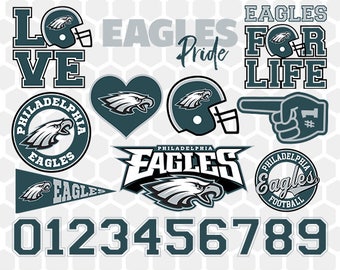Philadelphia Eagles SVG, Philadelphia Eagles Files, Instant Download Football Files, Cricut, Cameo, Vinyl Machine, DXF EPS png jpg pdf - 026