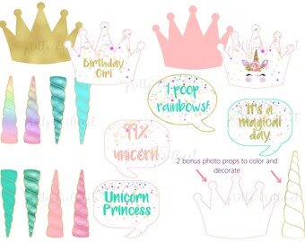Unicorn props | Etsy