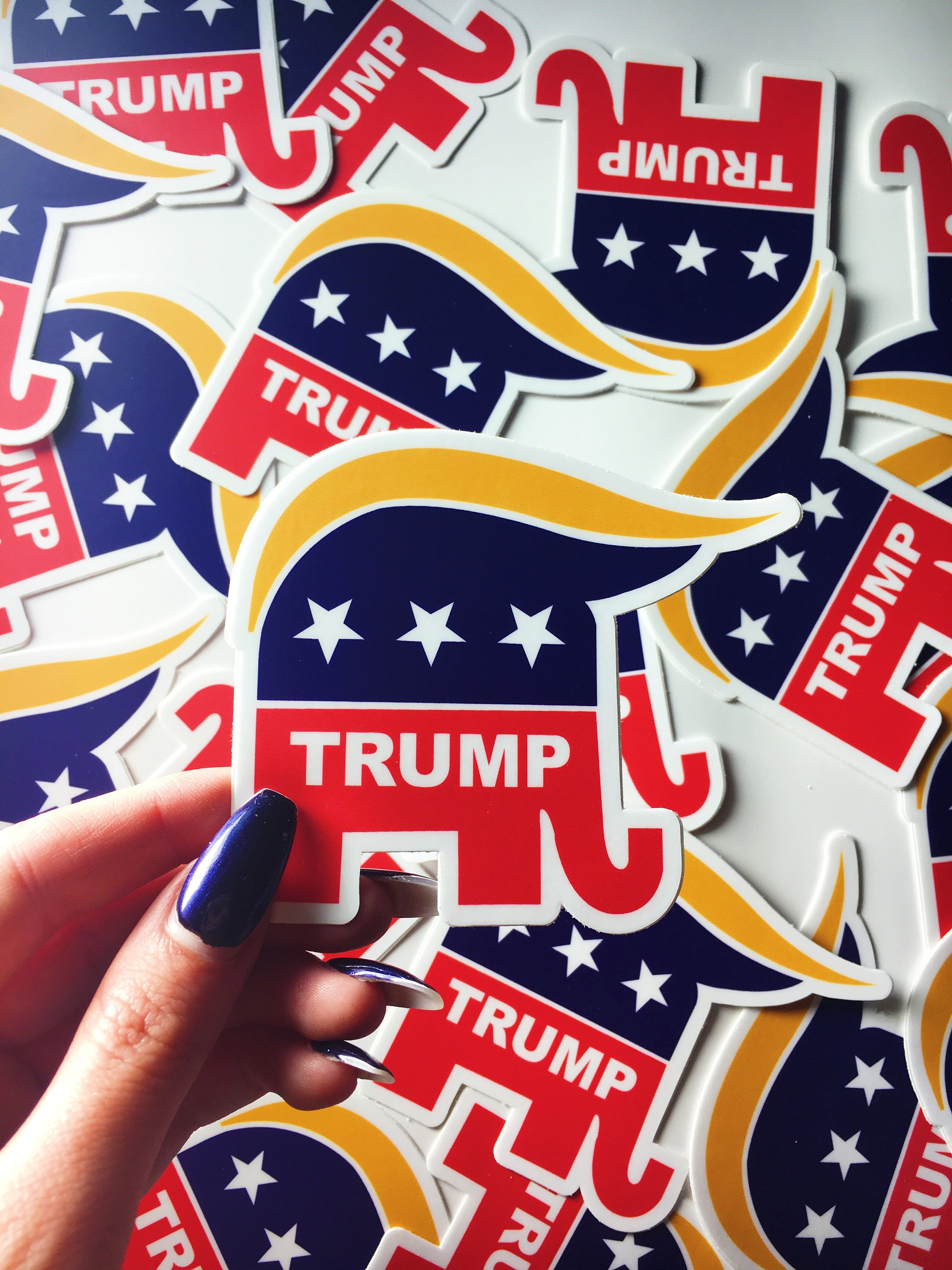 Trump Elephant Vinyl Sticker