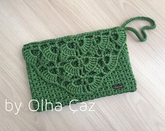 Crochet clutch | Etsy