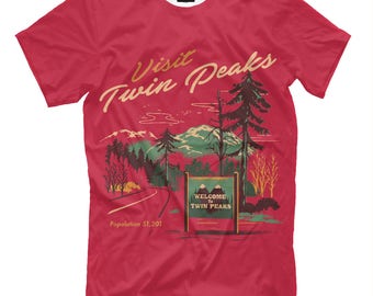 twin peaks shirt etsy