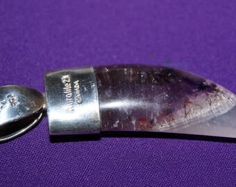 Genuine, Authentic Auralite-23 Pendant, Corne d'abondance - Horn of Plenty Pendant - Premium Quality in Velour Pouch & Gift Box