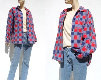plaid champion hoodie
