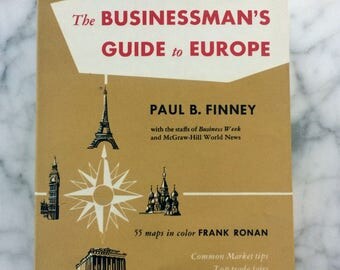 1960s Mid Century, MOD, Europe Businessman's Guide, Travel Guide, Communist, Cold War, Soviet Union, East Germany, 1965
