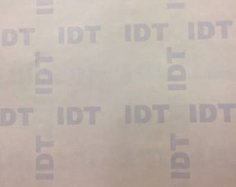8.5"x 11 IDT Heat Transfer Paper For Dark Fabric 25 Sheets