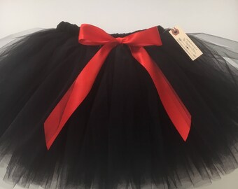 Vampire tutu- vampire costume- black cat costume- black tutu- black and red tutu- girls halloween cotumes- zombie costume- Harley Quinn