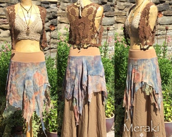 Floaty Pixie Fairy Skirt, Layer Skirt, Boho Skirt
