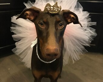 Super Fluffy Custom Dog tutu choose your colors SEWN Small to Large