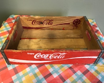 Vintage Red Coca Cola Crate