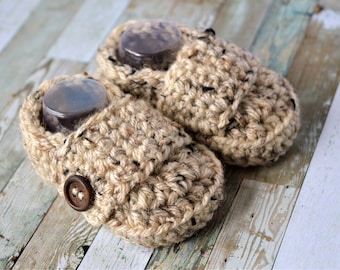 Crochet Baby Boy Booties, Baby Loafers, Crochet Shoes, Toddler Loafers, Baby Boy Booties