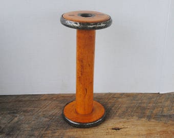 Vintage Wood Spool Bobbin Home Decor Craft Supply