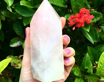 Large rose quartz | Etsy