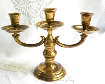 brass candelabra 3 arm candle stick candle holder brass three arm candle holder brass candelabra