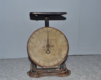 Columbia Family Scale ~ 24 LB Scale ~ Vintage Scale ~ Home Decor ~ Rustic ~ Farmhouse ~ Epsteam
