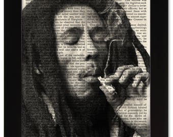 Bob marley art | Etsy