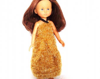 Golden Ball Gown for Les Chéries, for doll 33 cms