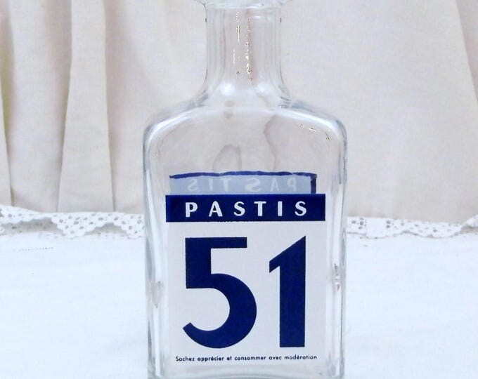Vintage French Pastis 51 Aniseed Aperitif Drink Water Carafe / Bottle, South of France Cote D'Azur Drinks, Ricard Pernod, Retro Home Vintage French Pastis 51 Aniseed Aperitif Drink Water Carafe / Bottle, South of France Cote D'Azur Drinks, Ricard Pernod, Retro Home