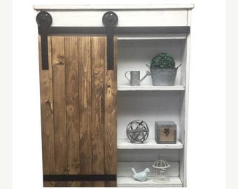 ON SALE Sliding Barn Door Cabinet-Sliding Barn Door-Rustic Barn Door Cabinet- Barn Door- Sliding Door - Industrial Door- Rustic Sliding Door