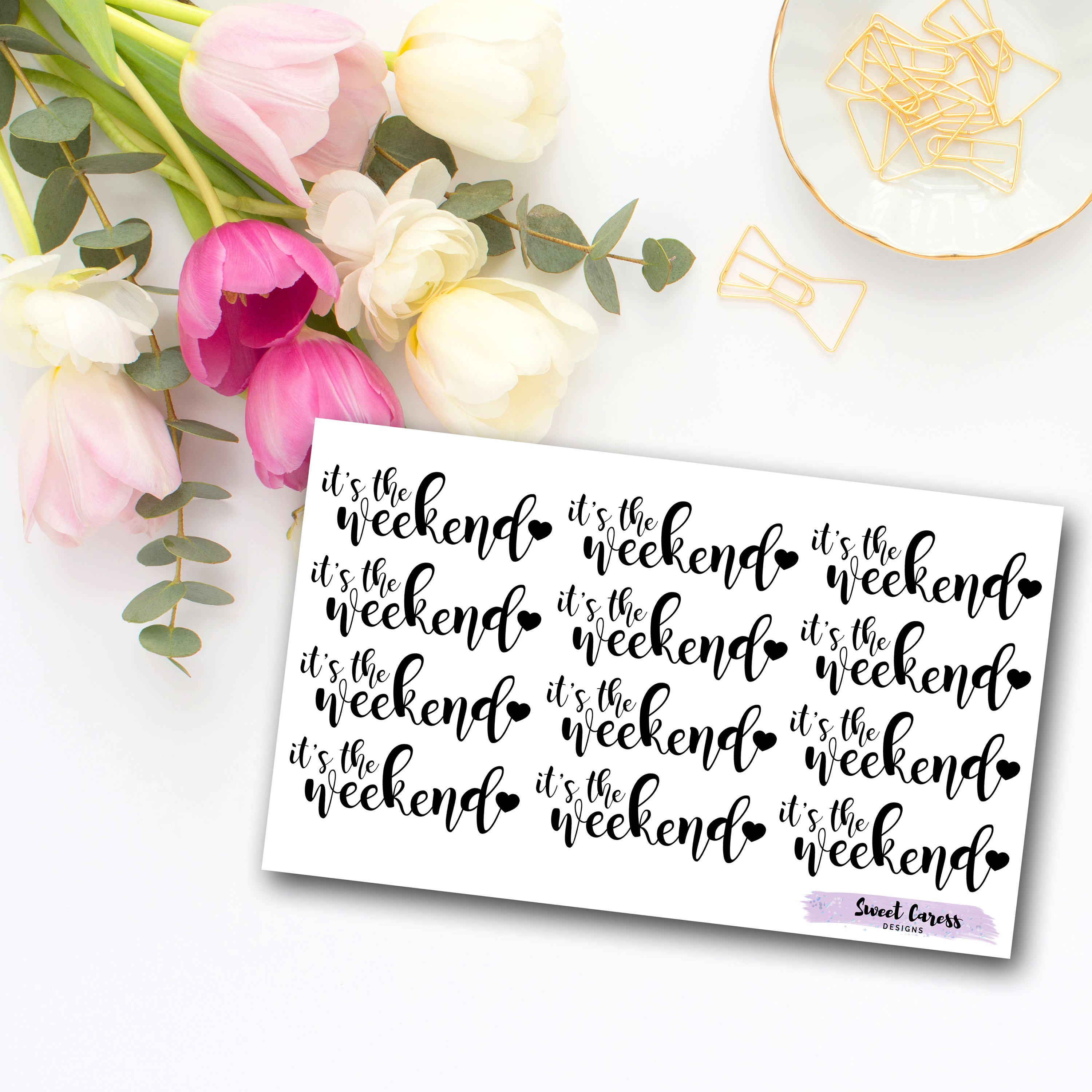 It&rsquo;s The Weekend Planner Stickers